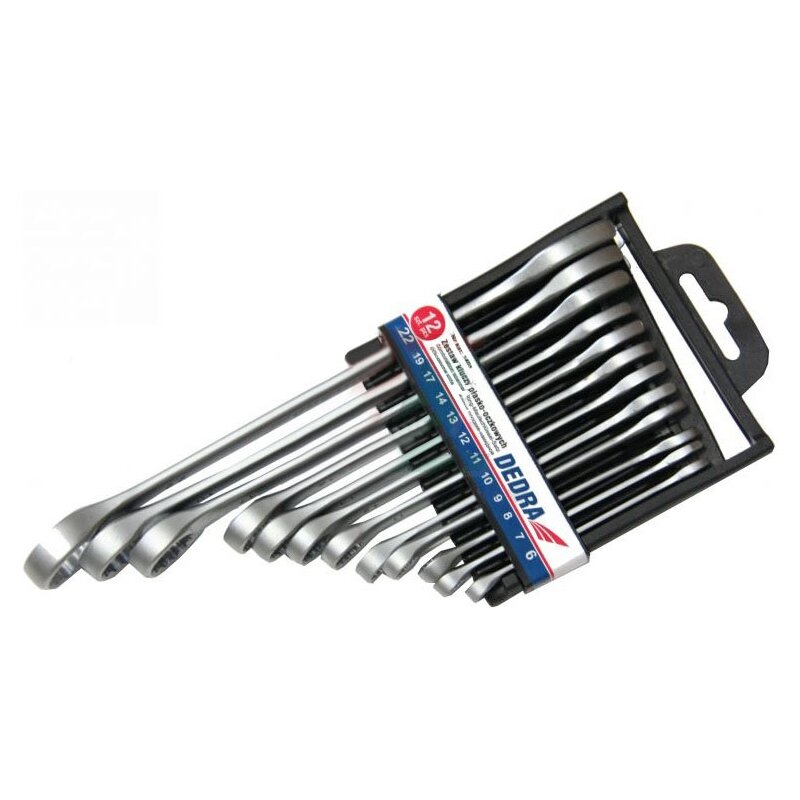 Zestaw kluczy płasko-oczkowych DEDRA 1405