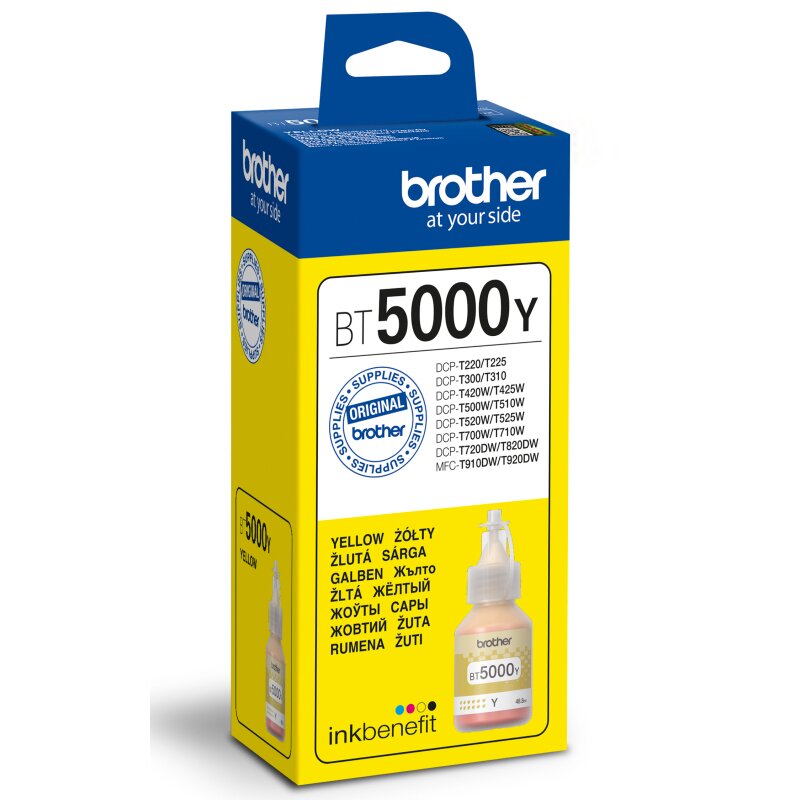 Butelka z atramentem BROTHER BT5000Y