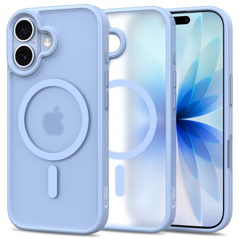 Etui TECH-PROTECT Magmat MagSafe do Apple iPhone 17 Jasnoniebieski