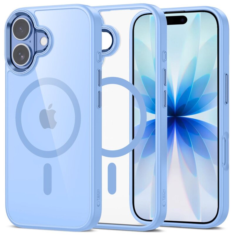 Etui TECH-PROTECT Magmat MagSafe do Apple iPhone 17 Jasnoniebieski
