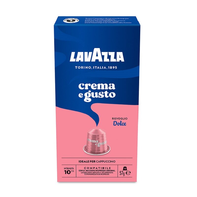 Kapsułki LAVAZZA Crema e Gusto Dolce do ekspresu Nespresso