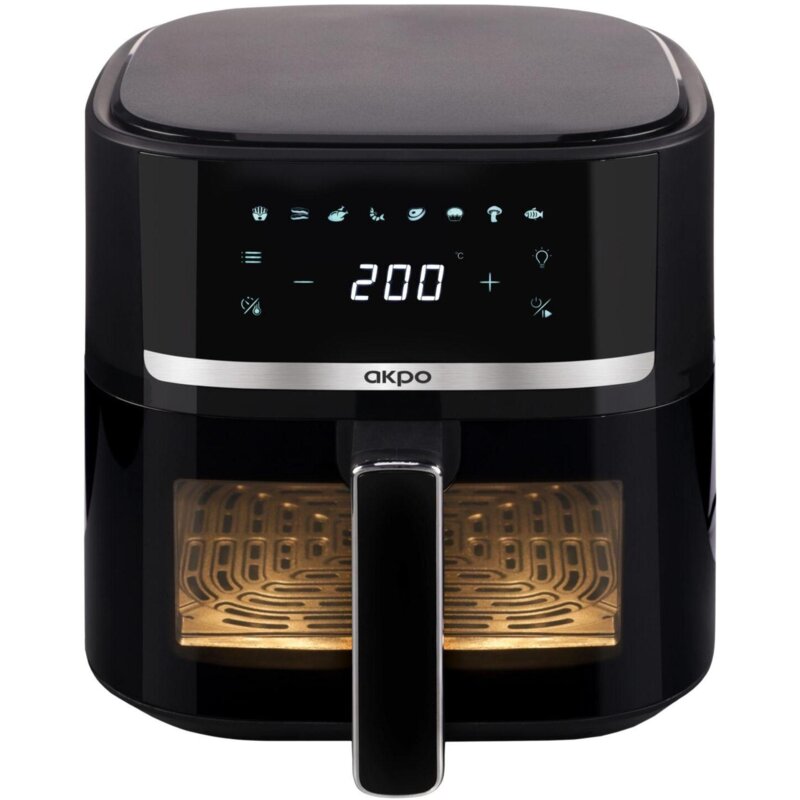 Air Fryer Frytkownica beztłuszczowa AKPO ABF 650CY 6l z okienkiem do obserwacji postępów gotowania