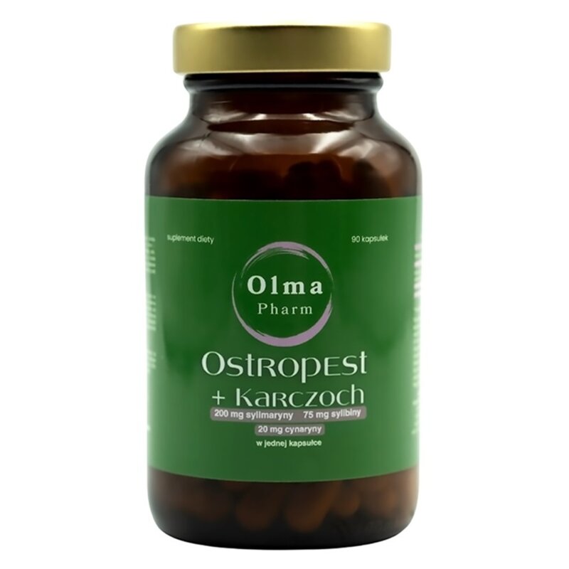 Suplement diety OLMA PHARM Ostropest + Karczoch (90 kapsułek)