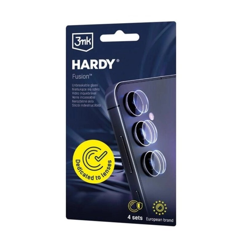 Szkło hybrydowe na obiektyw 3MK Hardy Fusion Lens Protection do Motorola Razr 40 Ultra/Razr+ 2023 (4 szt.)