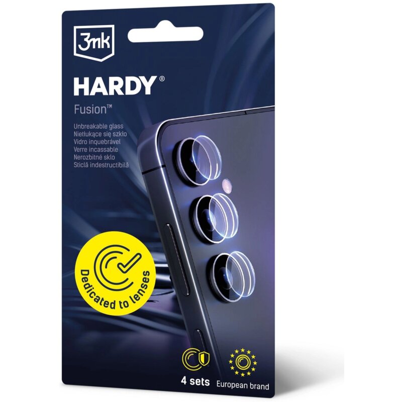 Szkło hybrydowe na obiektyw 3MK Hardy Fusion Lens Protection do Motorola Edge 60 Pro