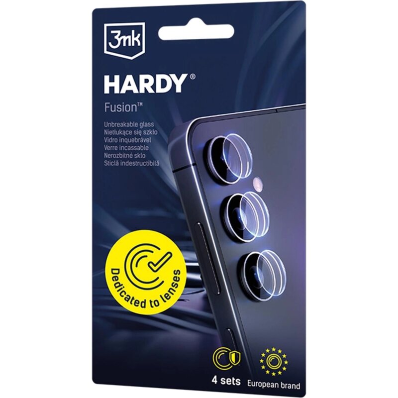 Szkło hybrydowe na obiektyw 3MK Hardy Fusion Lens Protection do Xiaomi Redmi 15C 4G/5G (173mm)