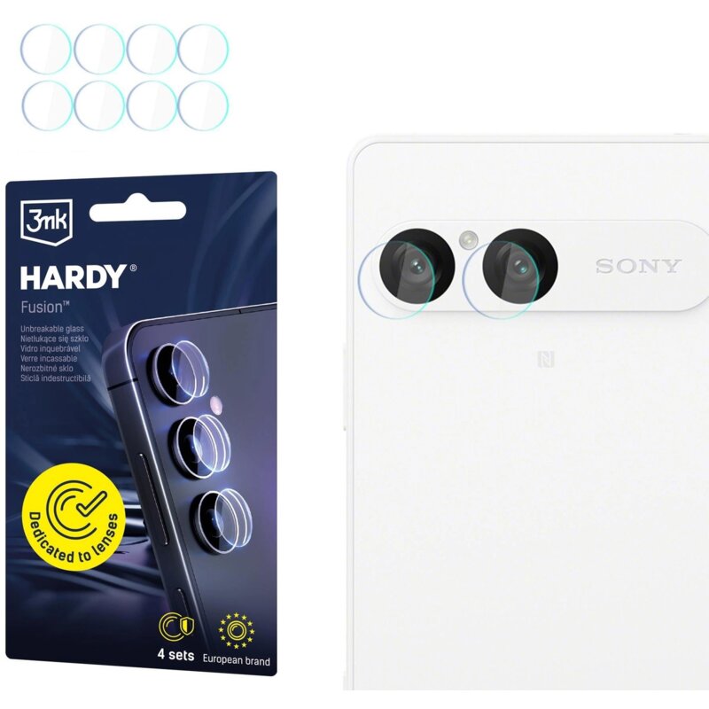Szkło hybrydowe na obiektyw 3MK Hardy Fusion Lens Protection do Sony Xperia 10 VII