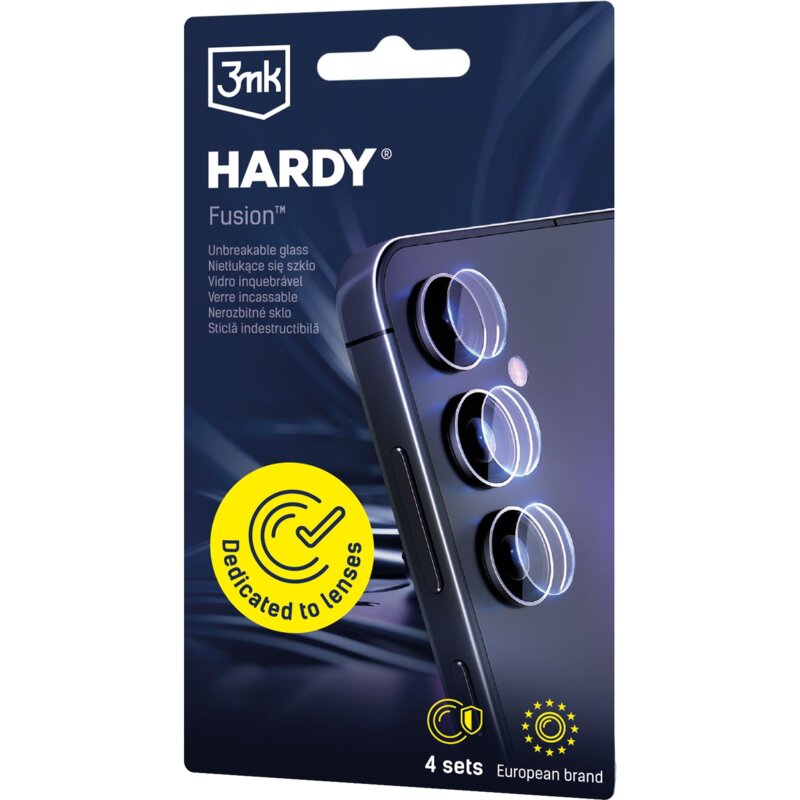 Szkło hybrydowe na obiektyw 3MK Hardy Fusion Lens Protection do Xiaomi 15T 5G (4 szt.)