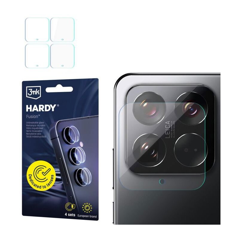 Szkło hybrydowe na obiektyw 3MK Hardy Fusion Lens Protection do Xiaomi 15