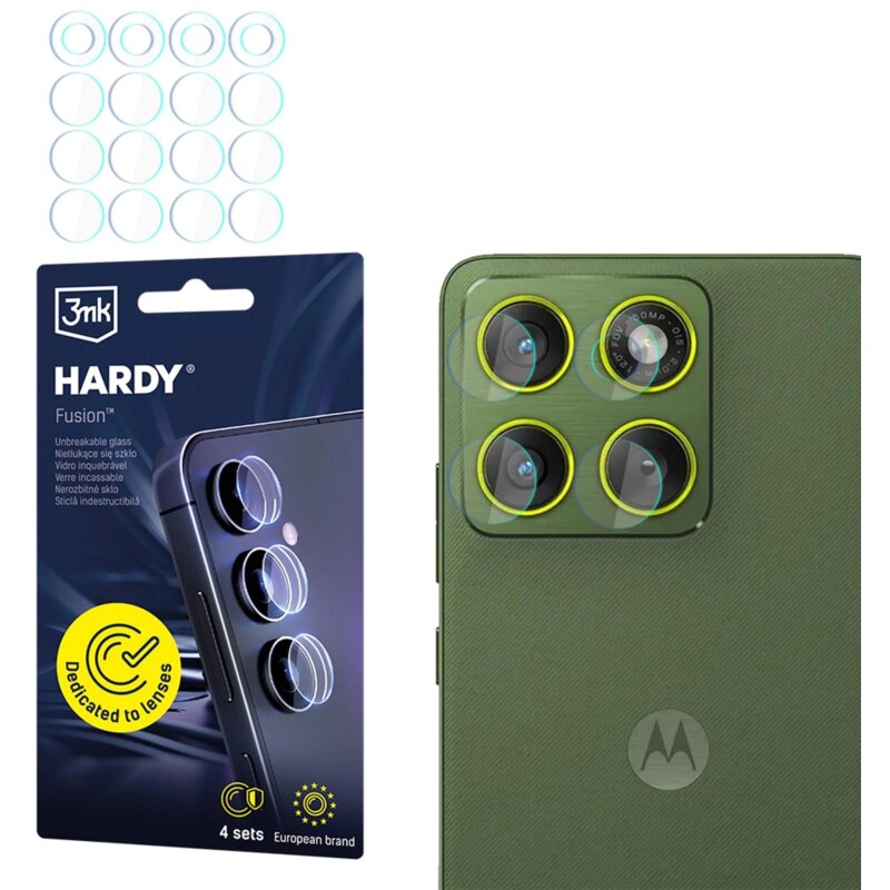 Szkło hybrydowe 3MK Hardy Fusion Lens Protection do Motorola Edge 70