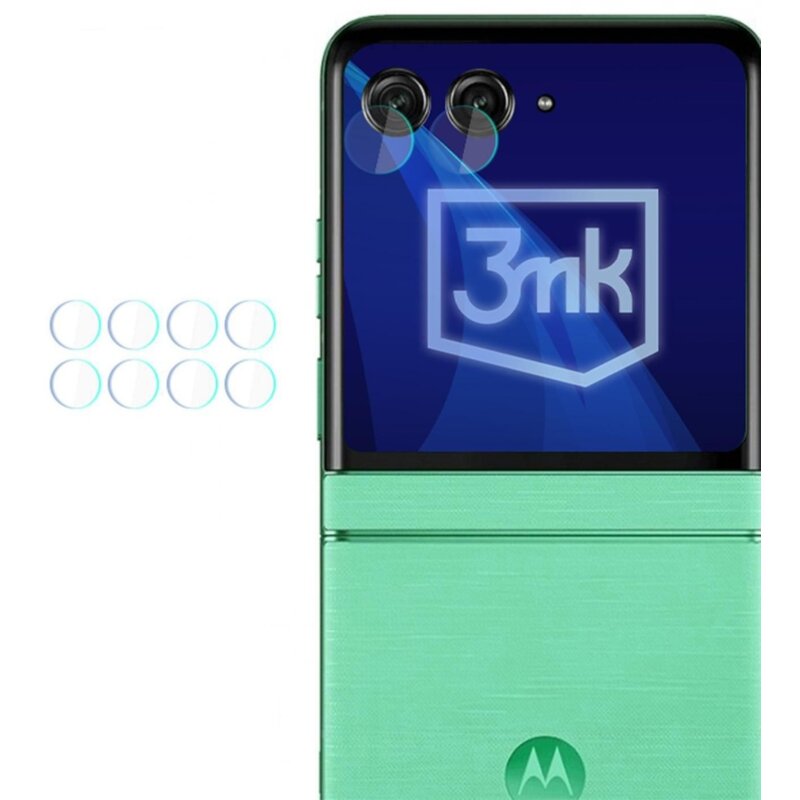 Szkło hybrydowe na obiektyw 3MK Hardy Fusion Lens Protection do Motorola Razr 60 (4 szt.)
