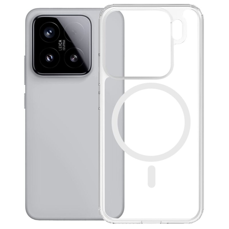 Etui 3MK Hardy LiqForce MagCase do Xiaomi 15 Pro Przezroczysty