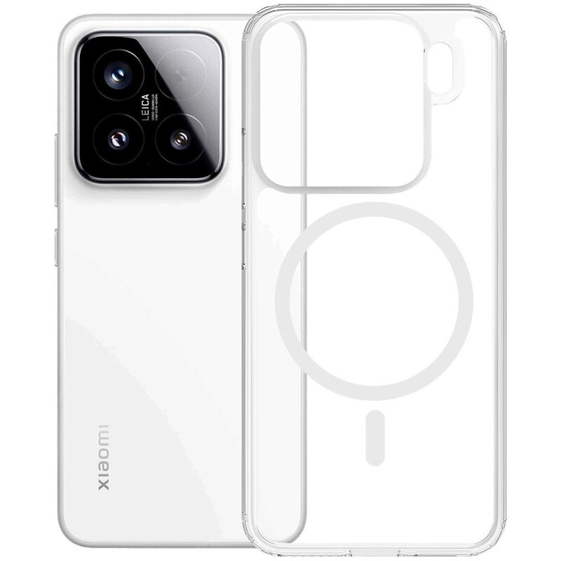Etui 3MK Hardy LiqForce MagCase do Xiaomi 15 Przezroczysty