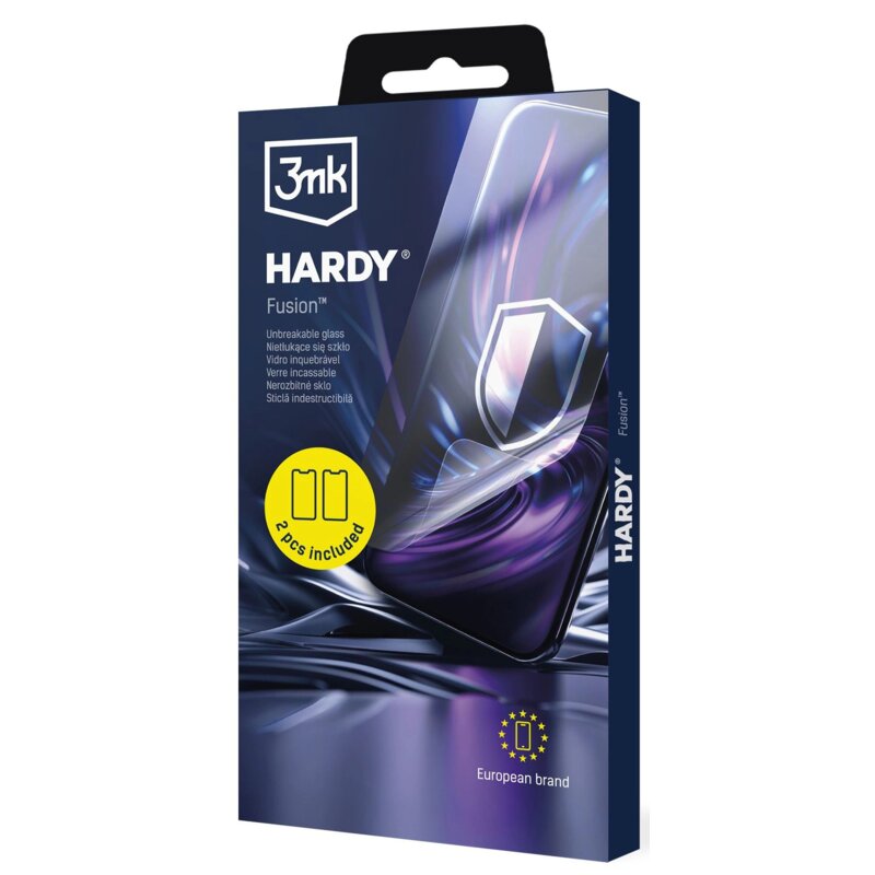 Szkło hybrydowe 3MK Hardy Fusion do Samsung Galaxy A56 (2 szt.)