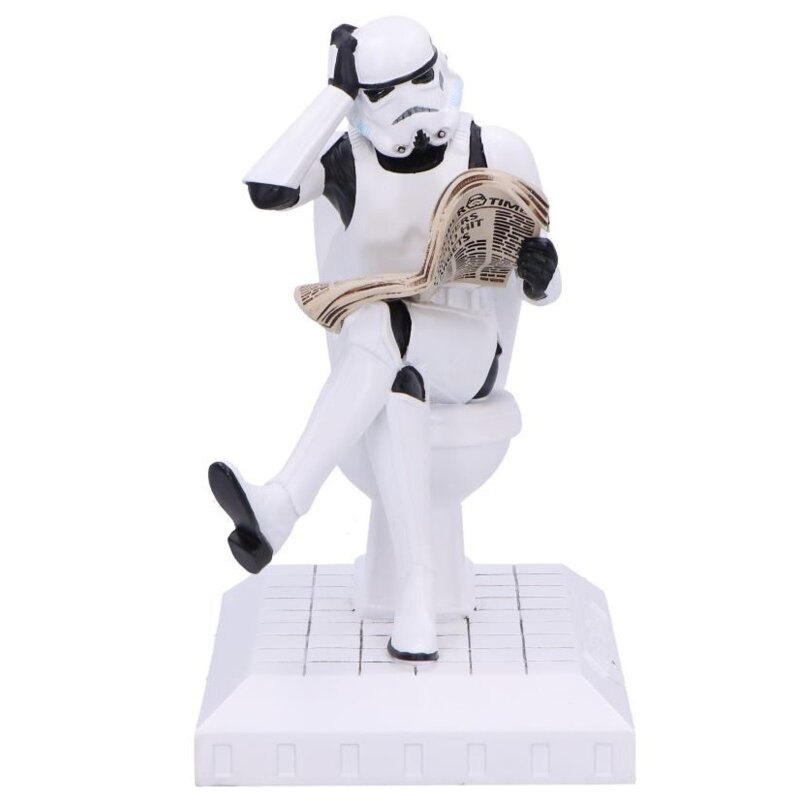 Figurka NEMESIS NOW Star Wars Szturmowiec Pooper Trooper na toalecie