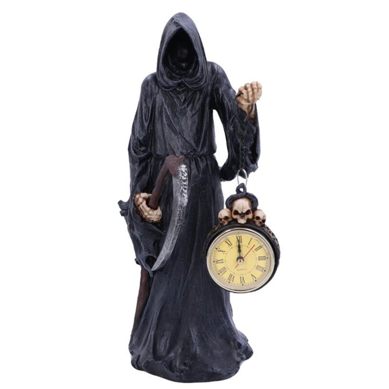 Figurka NEMESIS NOW Żniwiarz trzymający zegar U5840U1