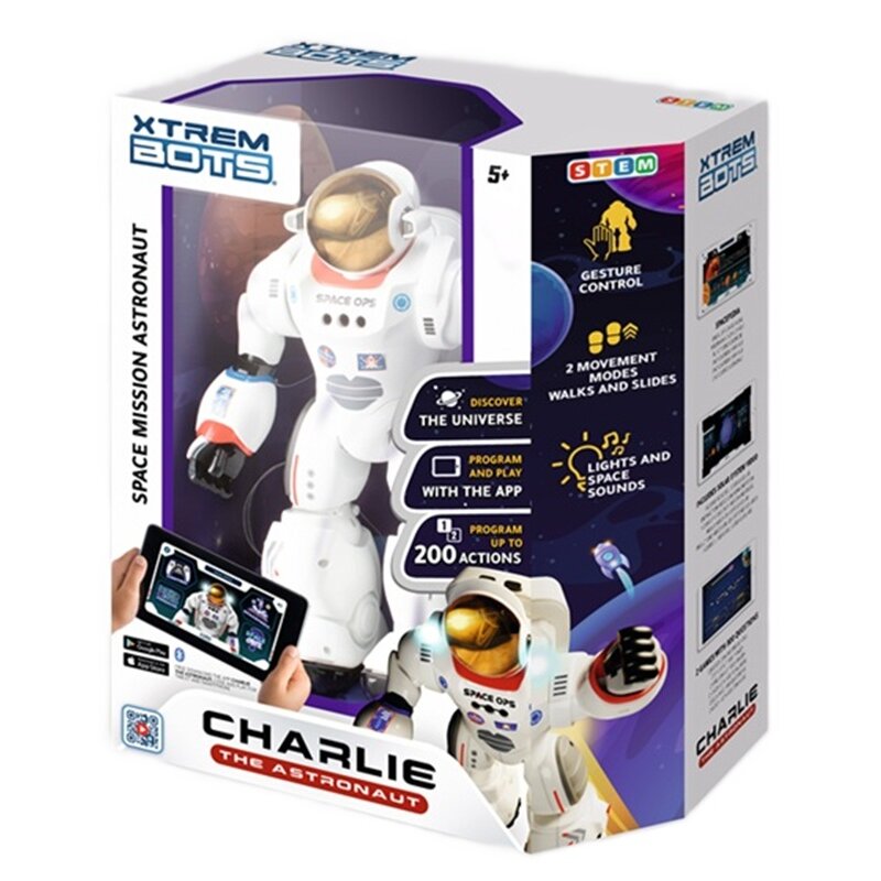 Robot zdalnie sterowany XTREM BOTS Charlie The Astronauta XT3803085