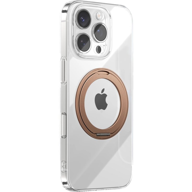 Etui JOYROOM JR-16JL6 MagSafe do Apple iPhone 16 Pro Przezroczysto-złoty