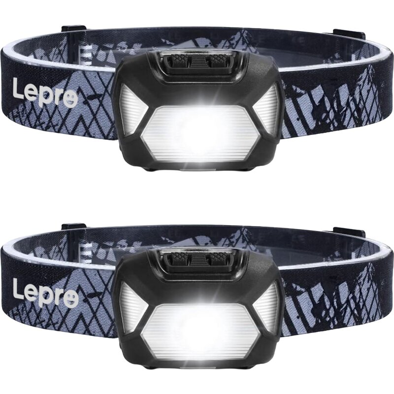 Latarka czołowa LED LEPRO 320015-2 200lm (2 szt.)