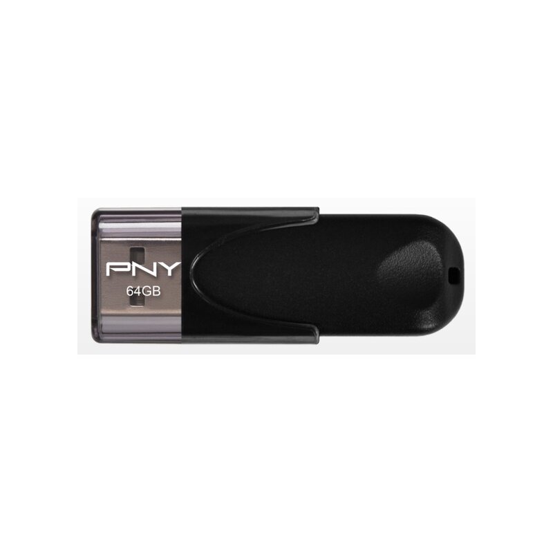 PNY Attache 4 64GB USB 2.0  Czarny