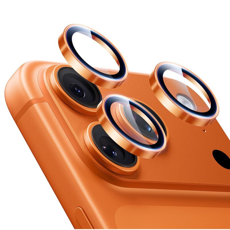 Nakładka na aparat ESR Armorite do Apple iPhone 14 Pro/Max/15 Pro/Max/16 Pro/Max/17 Pro/Max Pomarańczowy