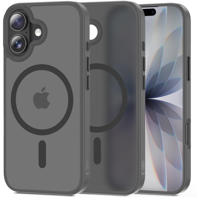 Etui TECH-PROTECT MagMat MagSafe do Apple iPhone 17 Szary mat