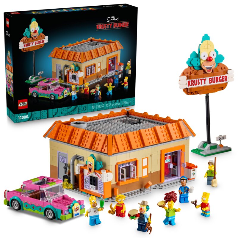 LEGO 10352 Icons The Simpsons Krusty Burger