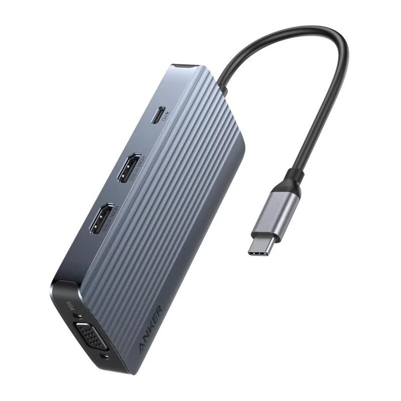 Anker PowerExpand A83790A2 8w1 USB-C Szary