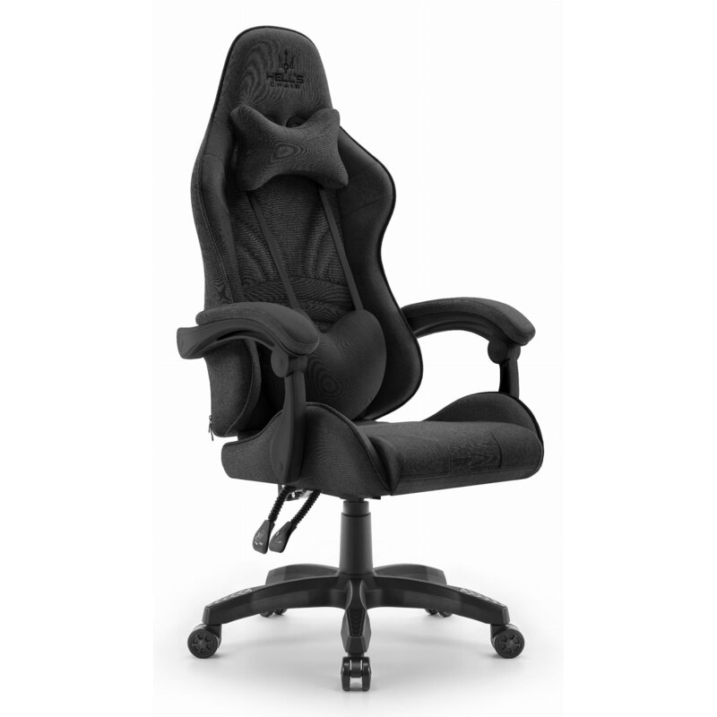 Fotel gamingowy HELL'S CHAIR Rainbow 2.0 Czarny