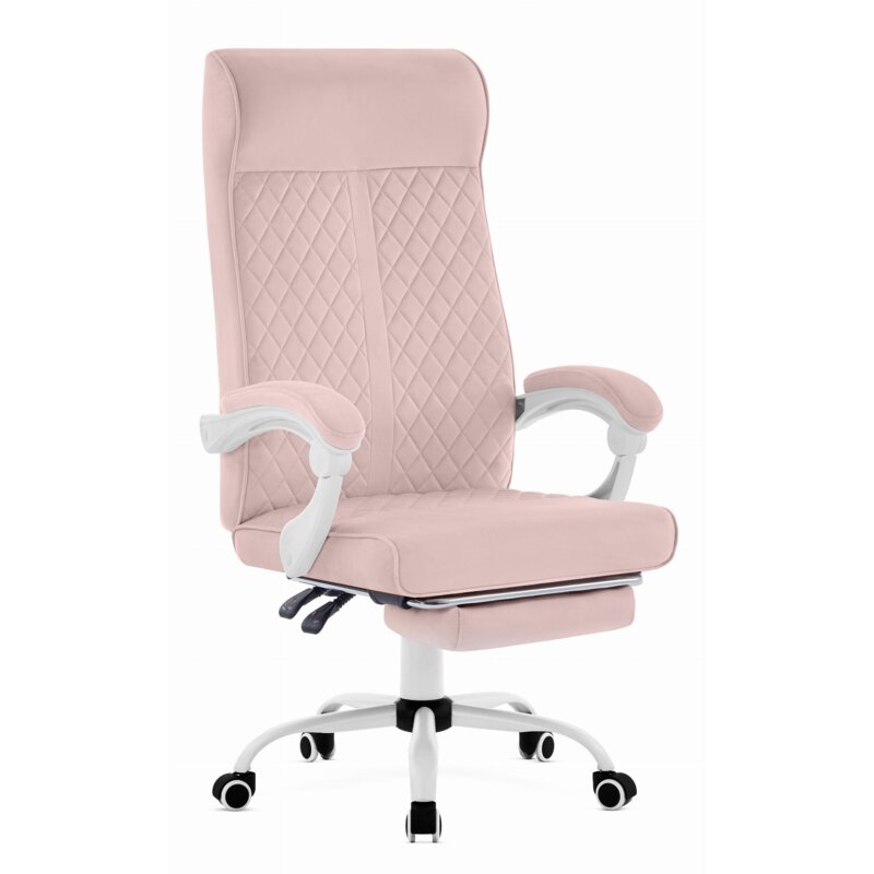 Fotel biurowy HELL'S CHAIR HC-1030 Różowy