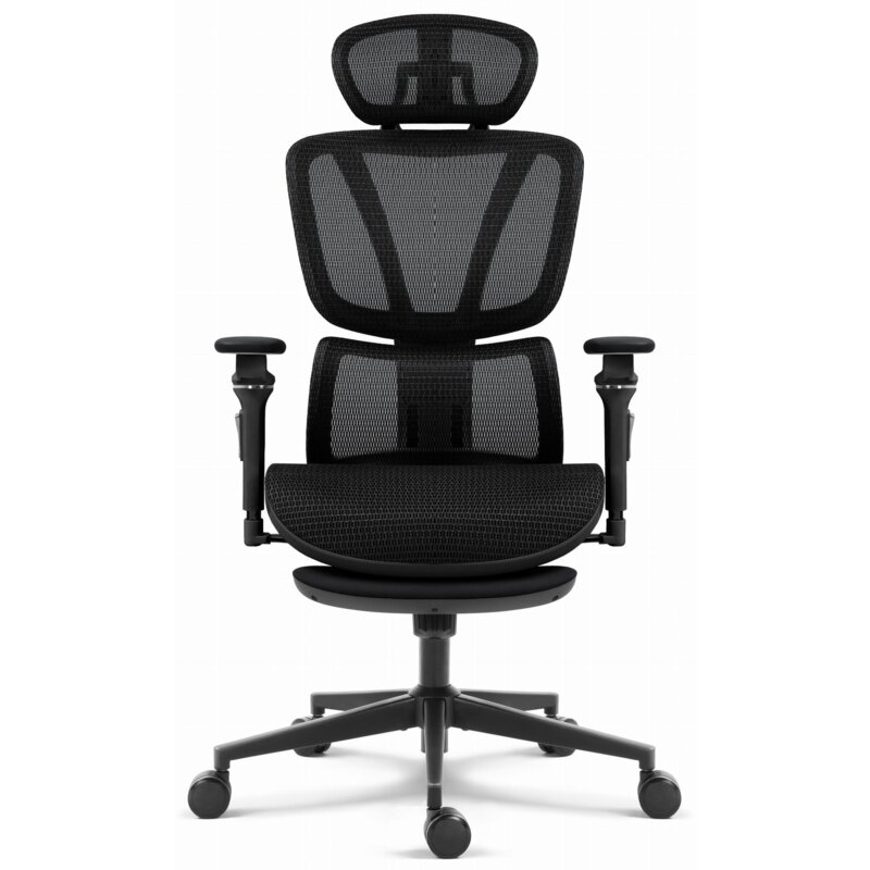 Fotel biurowy HELL'S CHAIR HC-1044 Czarny