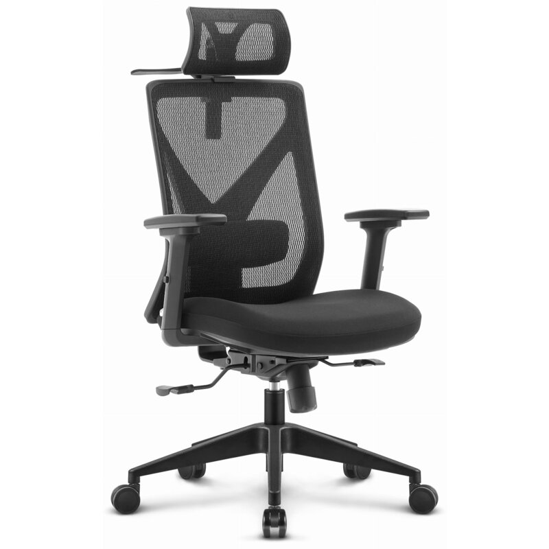 Fotel biurowy HELL'S CHAIR HC-1055 Czarny