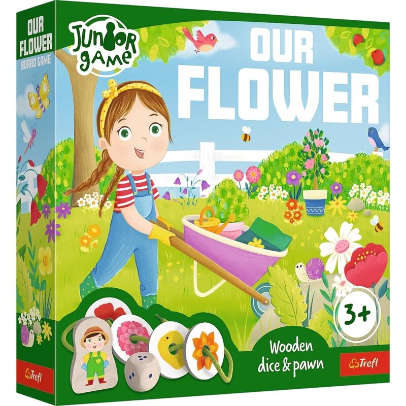 Gra planszowa TREFL Junior Game Our Flower 02480