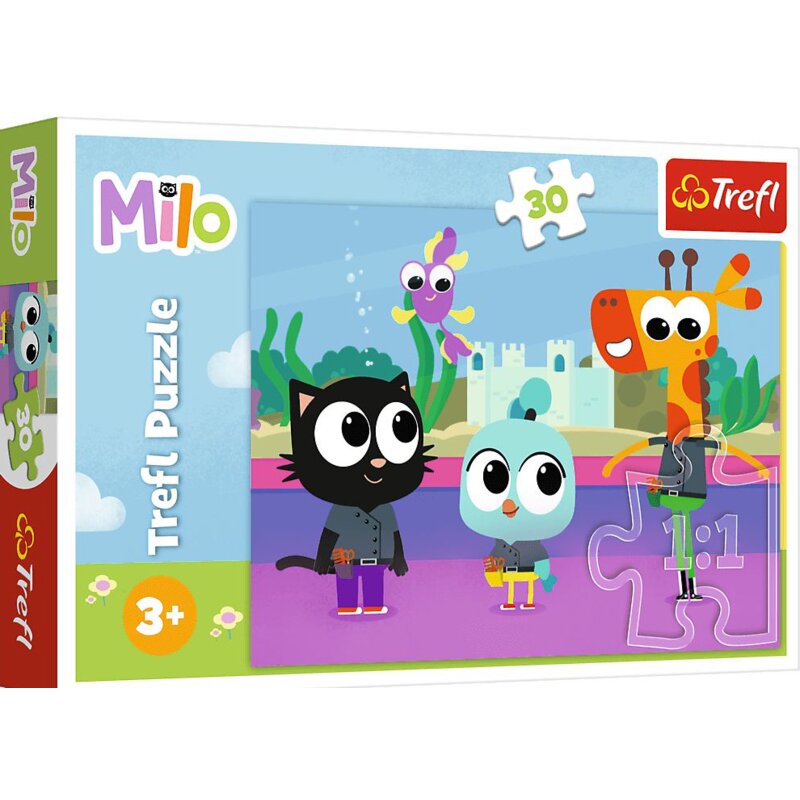 Puzzle TREFL Kotek Milo 18310 (30 elementów)