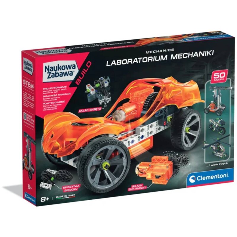 Klocki plastikowe CLEMENTONI Naukowa zabawa Mechanics 50872