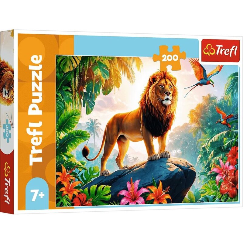 Puzzle TREFL Król dżungli 13329 (200 elementów)