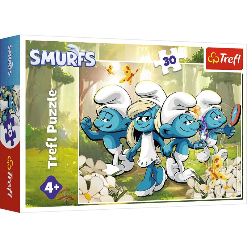 Puzzle TREFL Smerfne przygody 18317 (30 elementów)