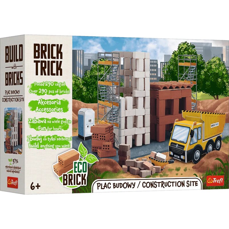 Klocki konstrukcyjne TREFL Brick Trick Plac budowy 61912