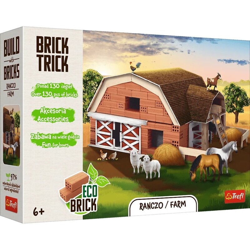 Klocki konstrukcyjne TREFL Brick Trick Ranczo 61917