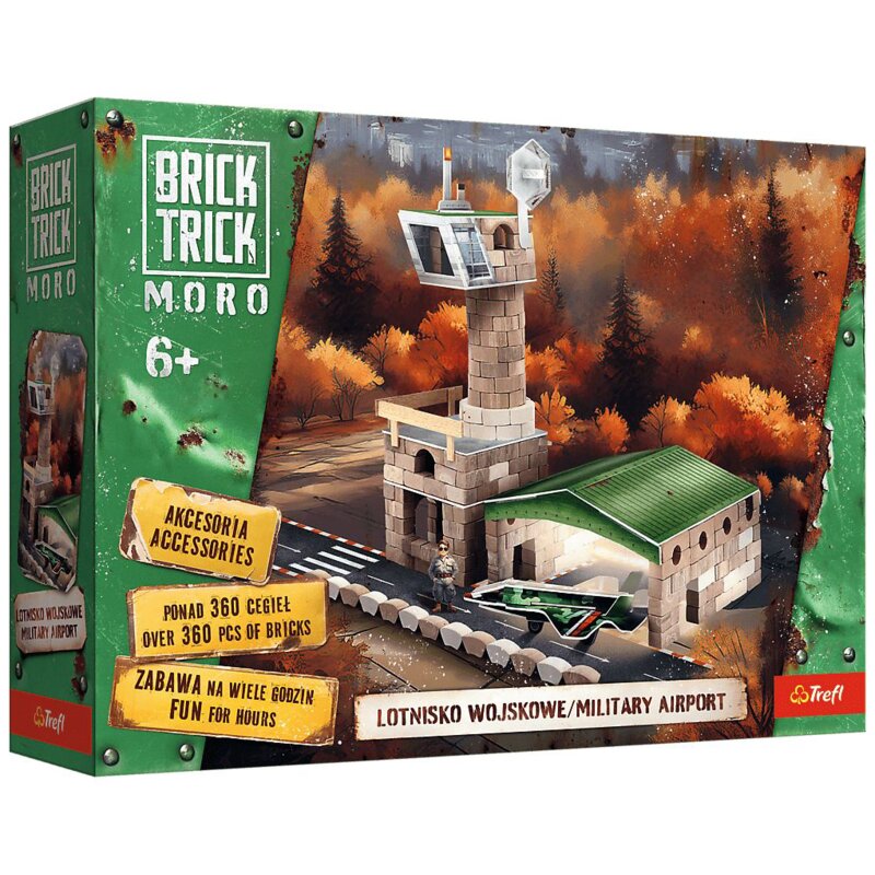 Klocki konstrukcyjne TREFL Brick Trick Lotnisko wojskowe 62050