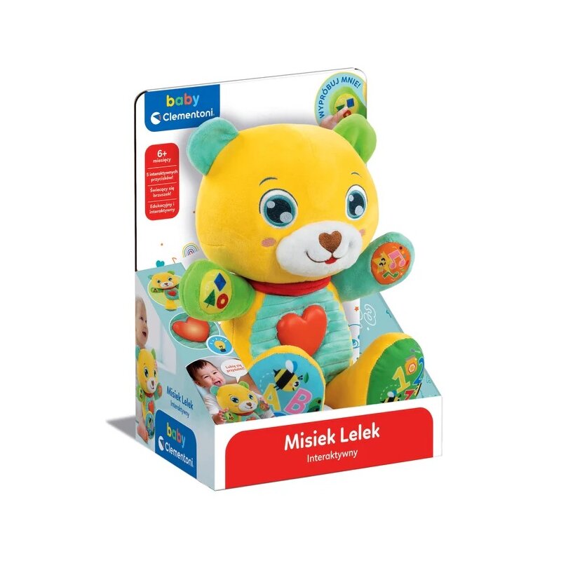 Zabawka interaktywna CLEMENTONI Baby Misiek Lelek 50939