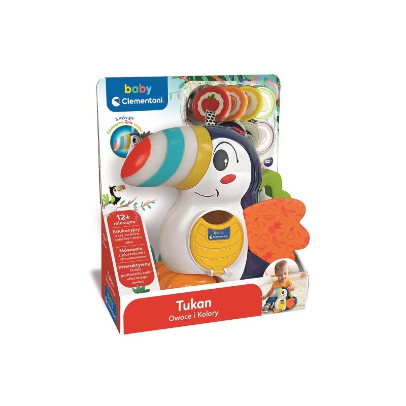 Zabawka interaktywna CLEMENTONI Baby Tukan 50383