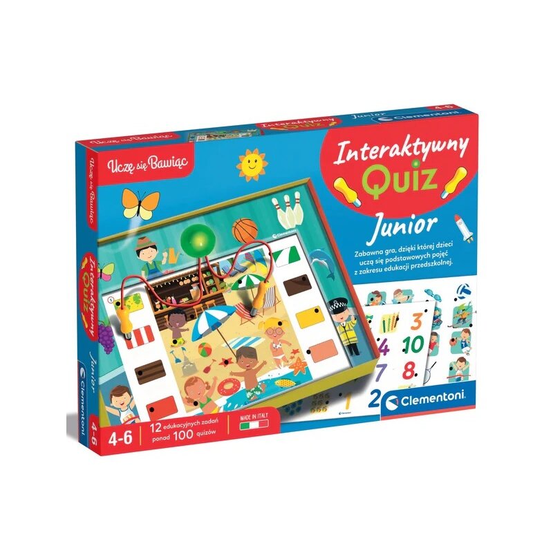 Zabawka interaktywna CLEMENTONI Uczę się bawiąc Quiz Junior 50941
