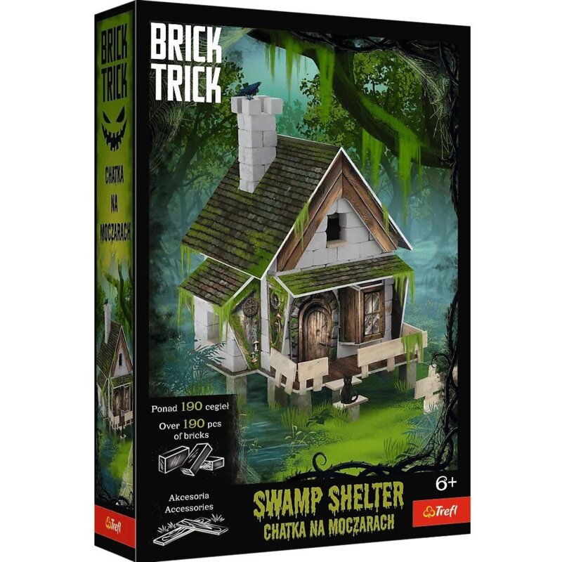 Klocki konstrukcyjne TREFL Brick Trick Halloween Chatka na moczarach 62702