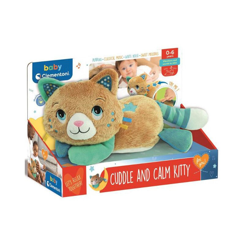 Maskotka CLEMENTONI Baby Morfeusz mruczący kot 17593