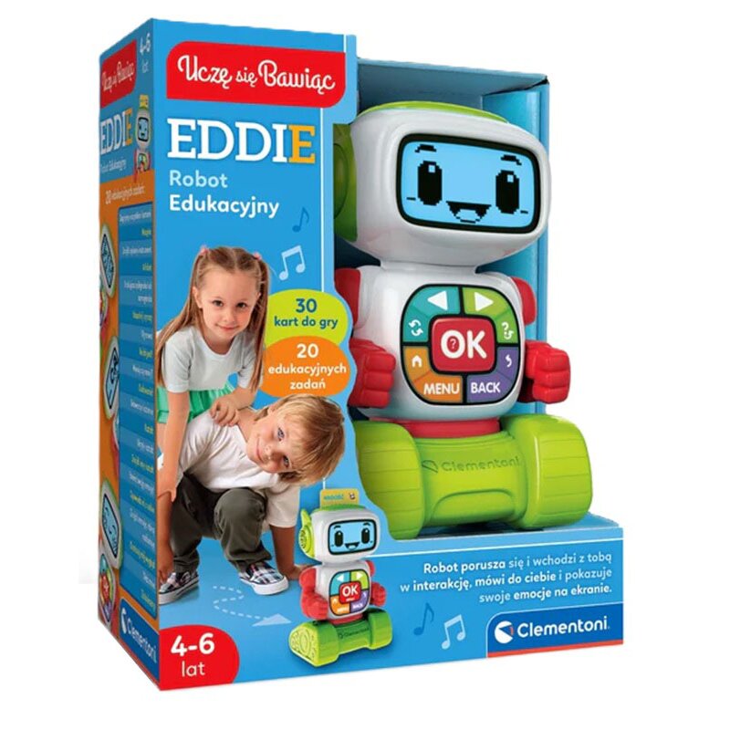 Robot zdalnie sterowany CLEMENTONI Uczę się bawiąc Robot Eddie 50411