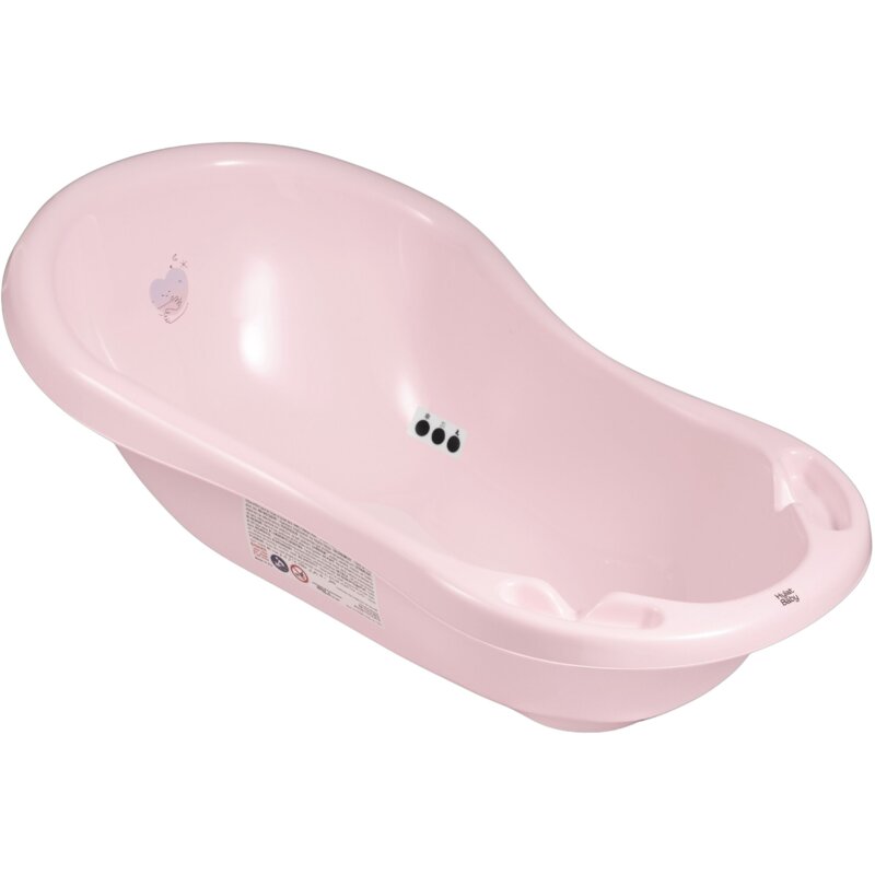 Wanienka HYLAT BABY Hug me z korkiem 84 cm Różowy