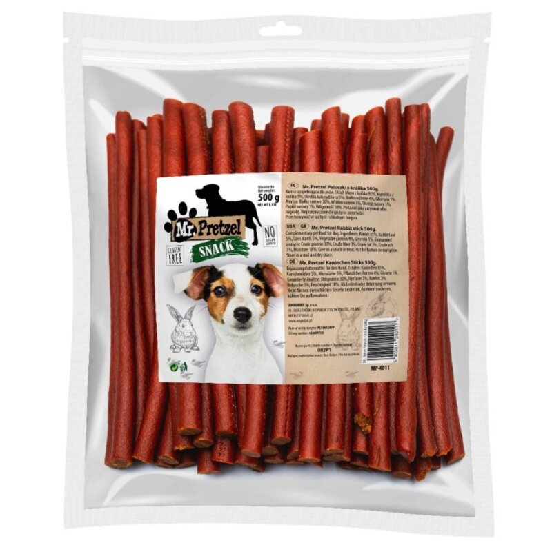 Przysmak dla psa MR. PRETZEL Paluszki z królika 500 g