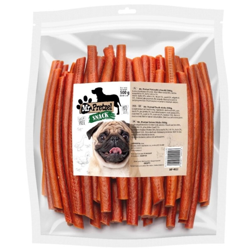 Przysmak dla psa MR. PRETZEL Paluszki z kaczki 500 g