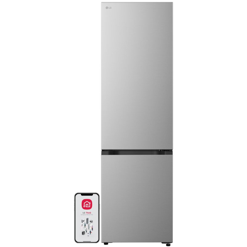 LG GBBSJ2CCPY Zero Clearance Pełny No Frost 203cm Komora świeżości Zdalne sterowanie Srebrny